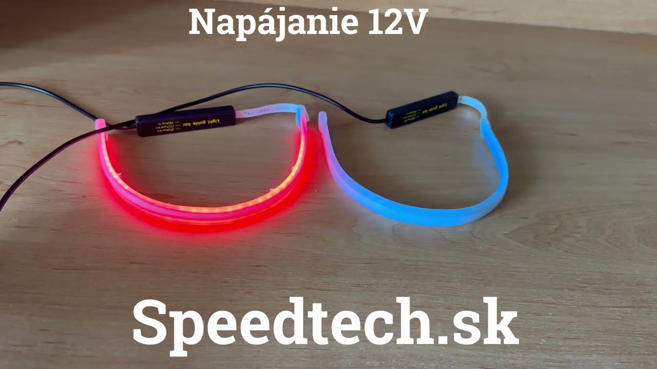 LED pásik - dynamické smerovky oranžové / pozičné svetla červené (30cm)