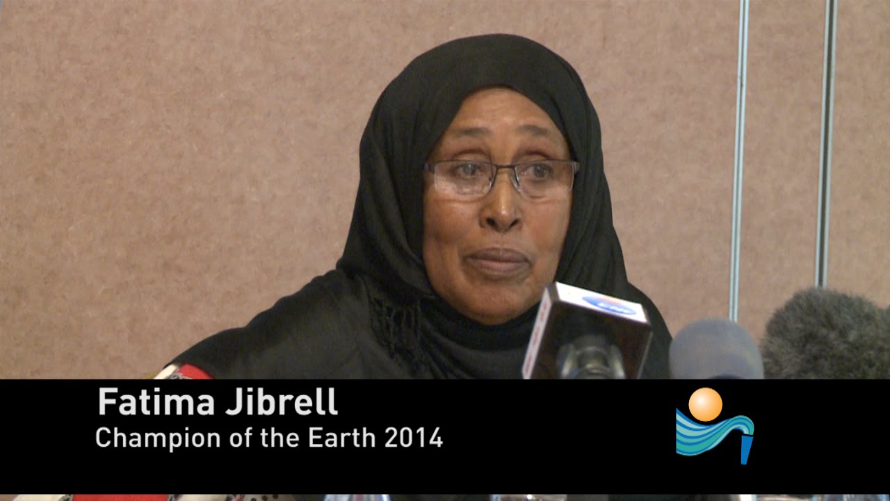 Champions of the Earth Press Conference: Fatima Jibrell