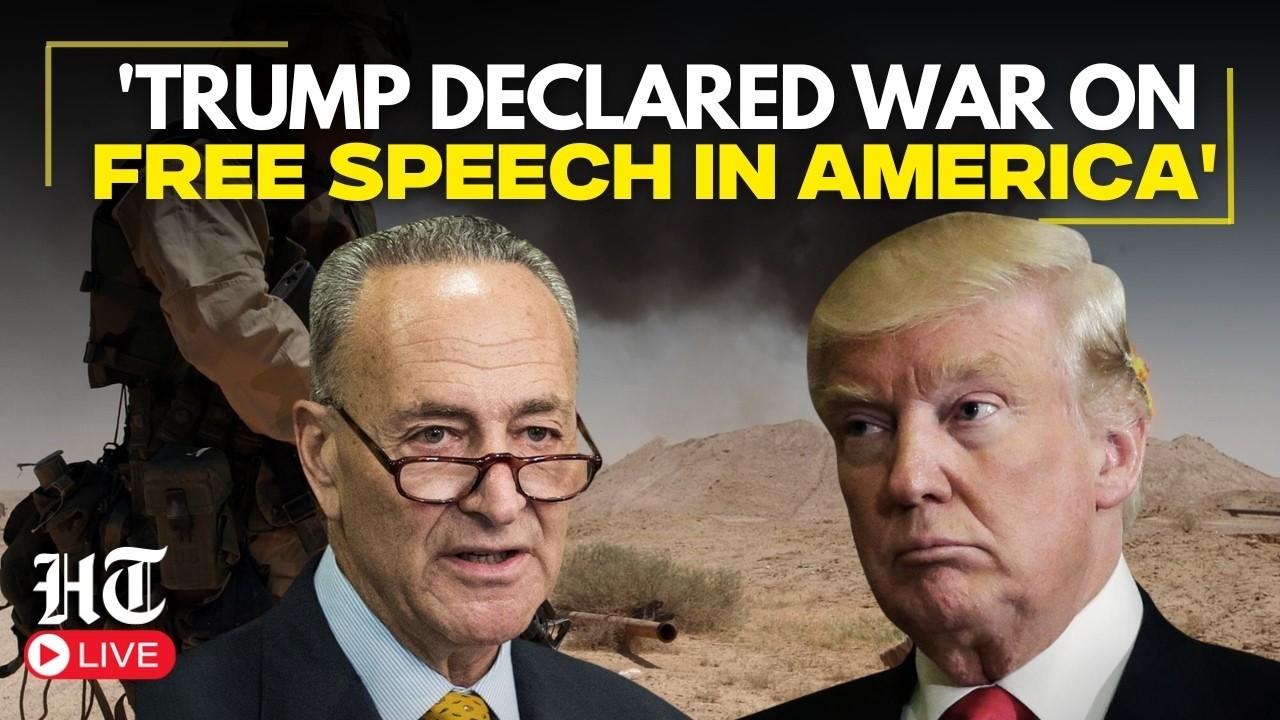 US News Live | Chuck Schumer Slams Donald Trump for Trying to Prosecute Democrats | US Congress