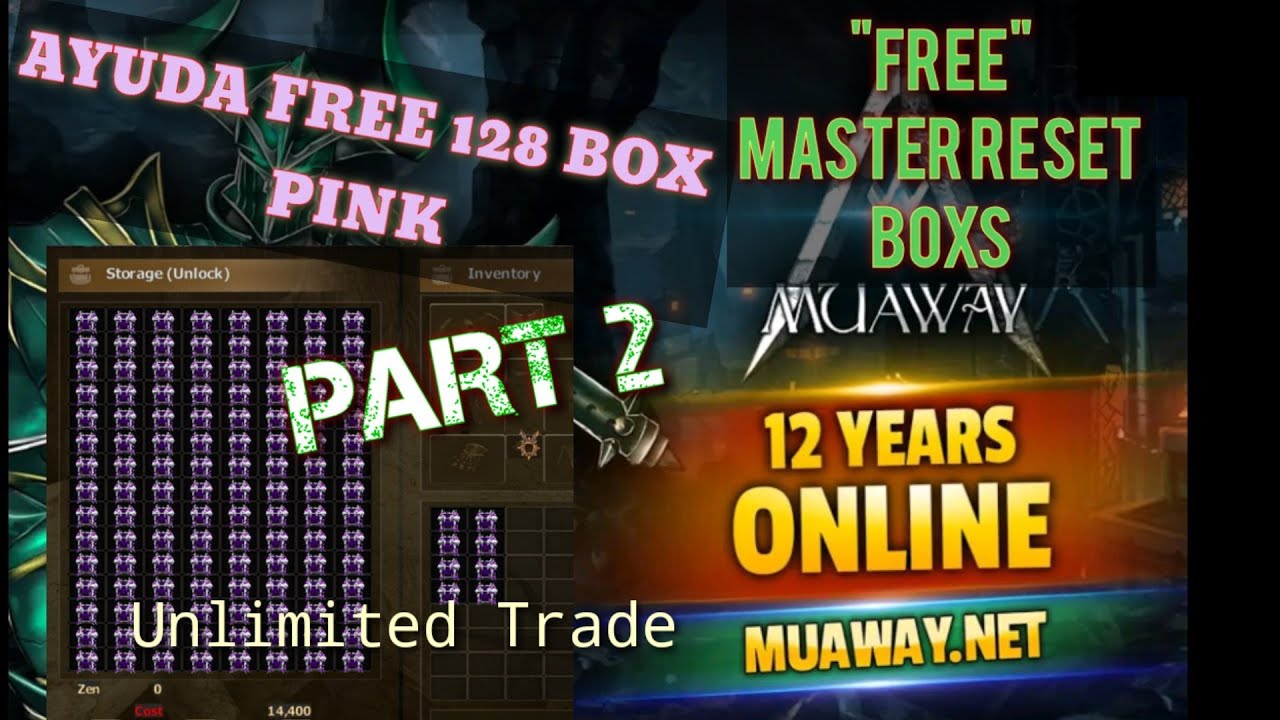 MU AWAY MOBILE |☆PART 2☆|FREE 128BOX PINK FROM MASTER RESET|HAPPY FATHERS DAY TO ALL|#MUAWAY