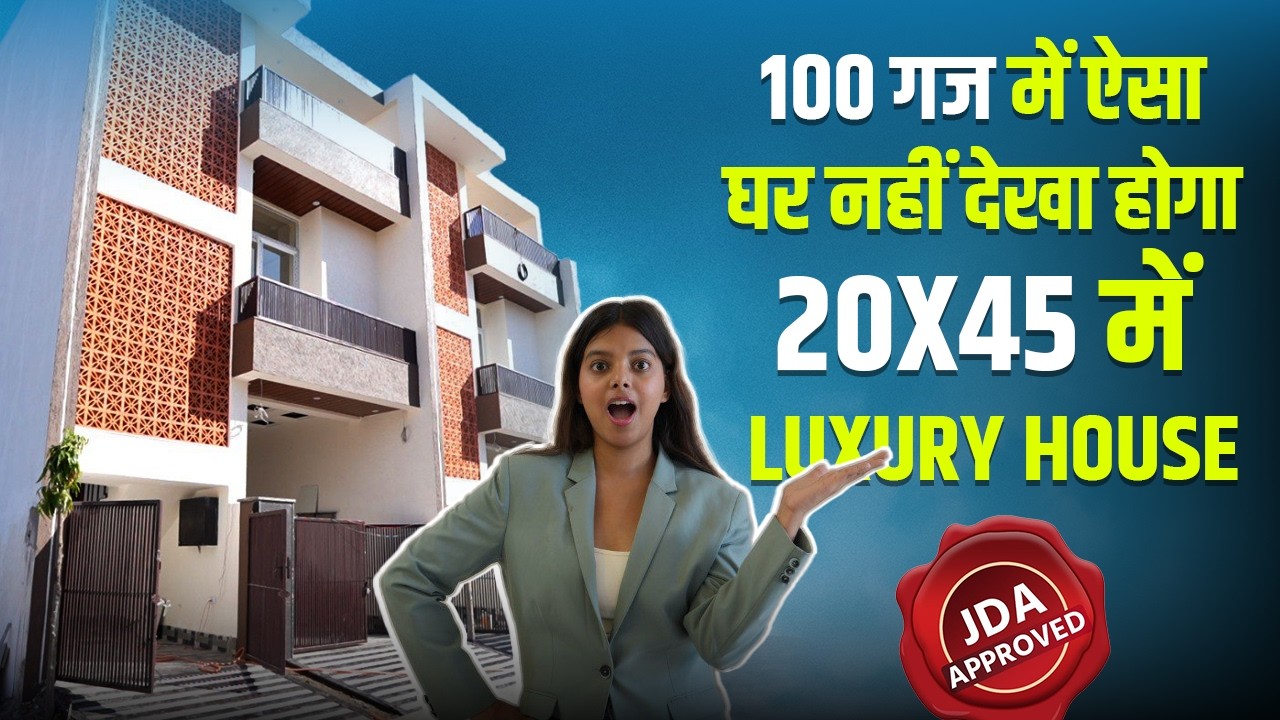 Stunning 100 Gaj Luxury Villa in Jaipur 😍 | 20×45 Modern House | Double Kitchen | Ready to Move