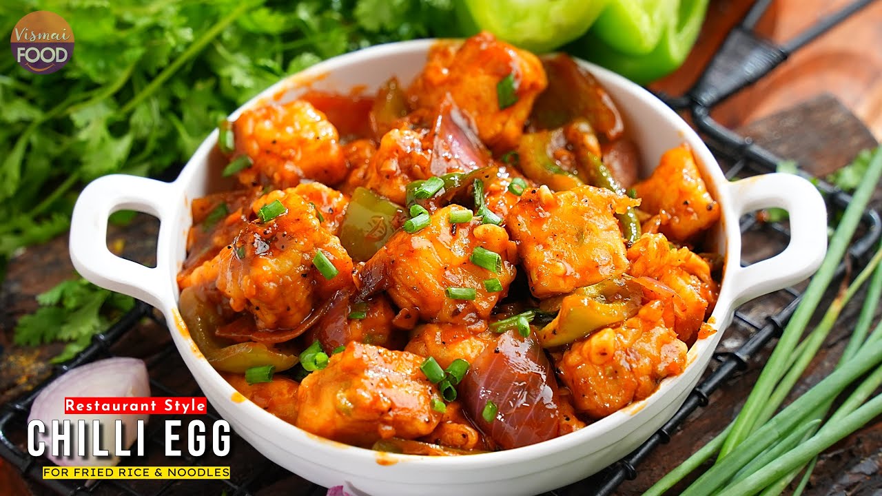 జున్నుముక్కల్లాంటి రెస్టారంట్ స్టైల్ చిల్లి ఎగ్ రెసిపి | Restaurant Style Best Chili Egg Recipe