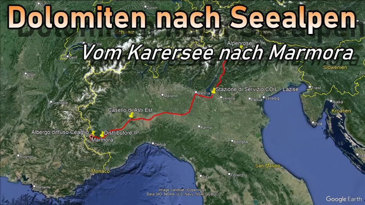 Von den  Dolomiten in die Seealpen, eine Verbindungstour um Mailand #travel #italy