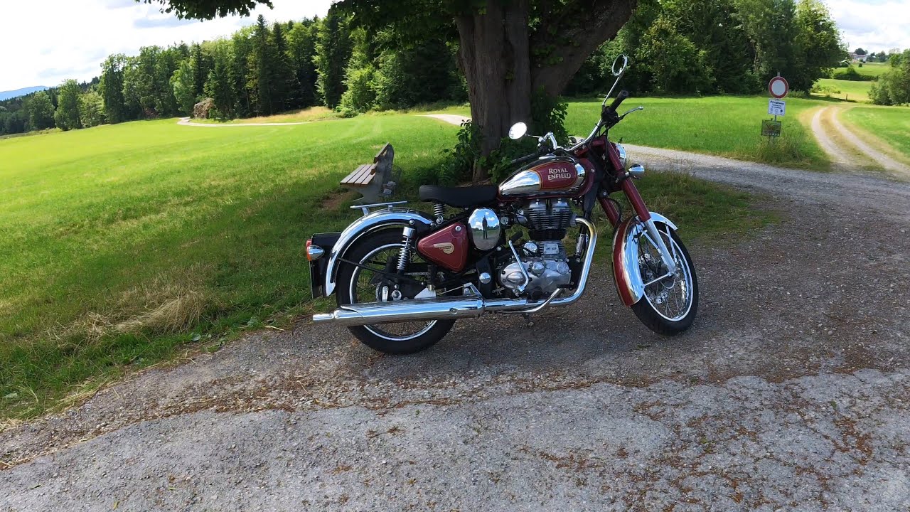 Eine Runde Royal Enfield Classic 500