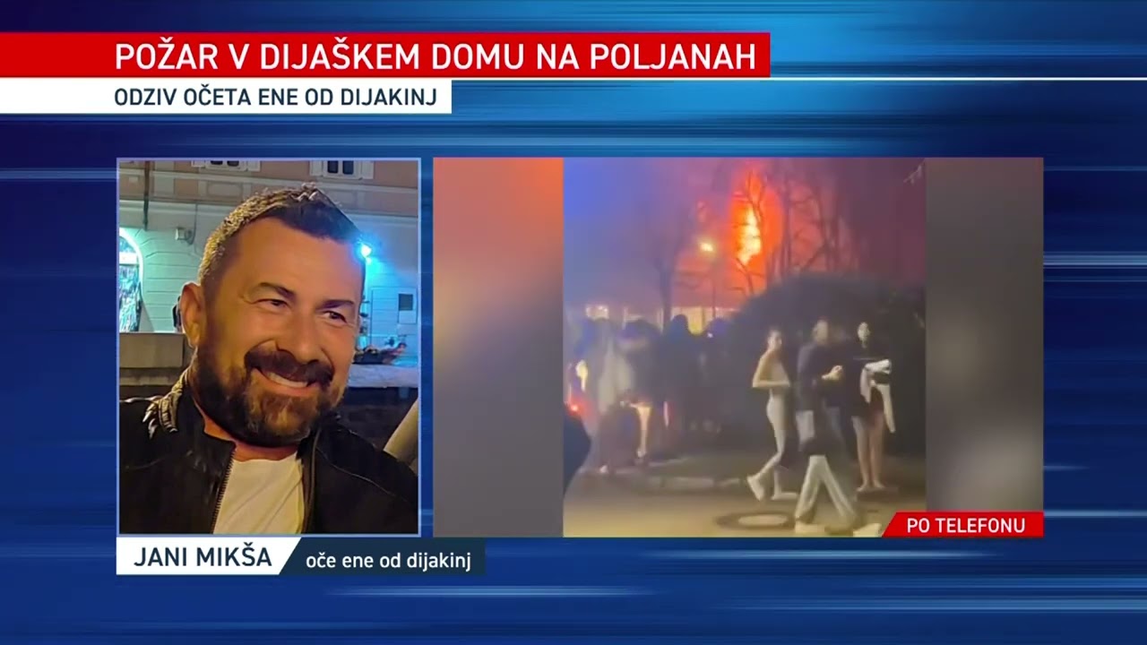 POP TV | 24UR | Požar v dijaškem domu