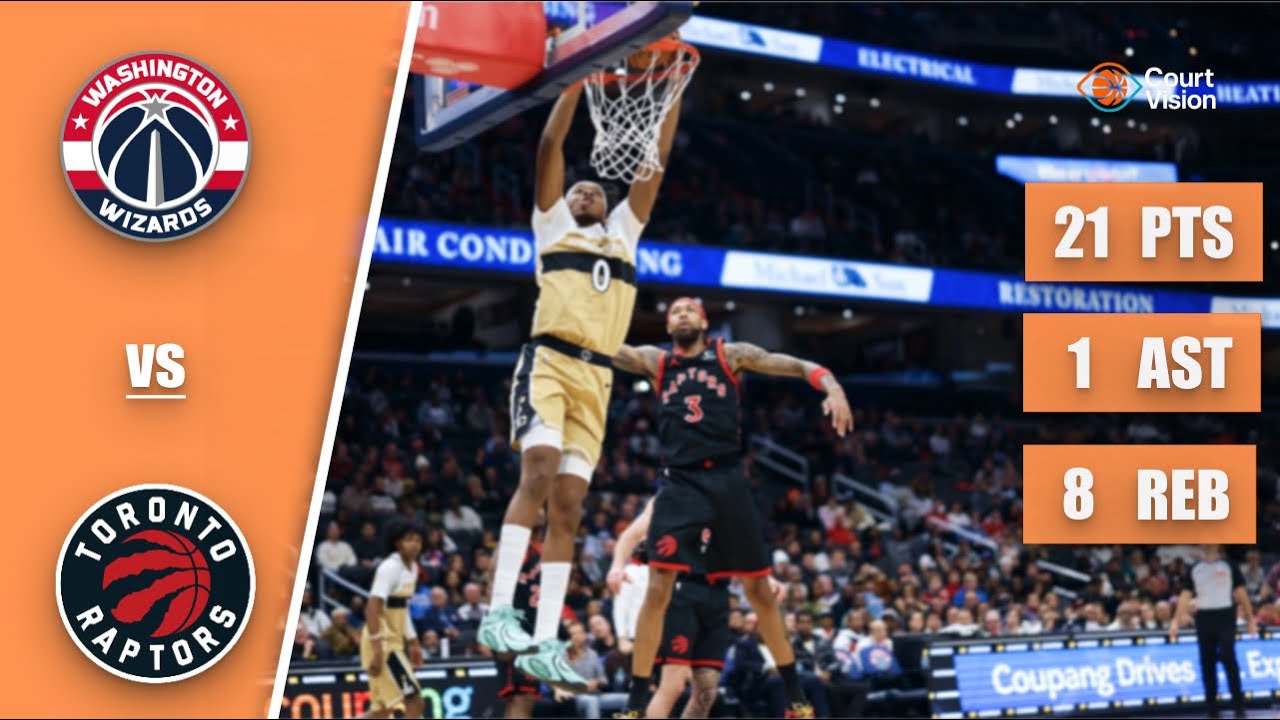 Bilal Coulibaly - 21 Points, 3 Steals, 8 Rebounds vs Raptors - 2025-26 Regular Season
