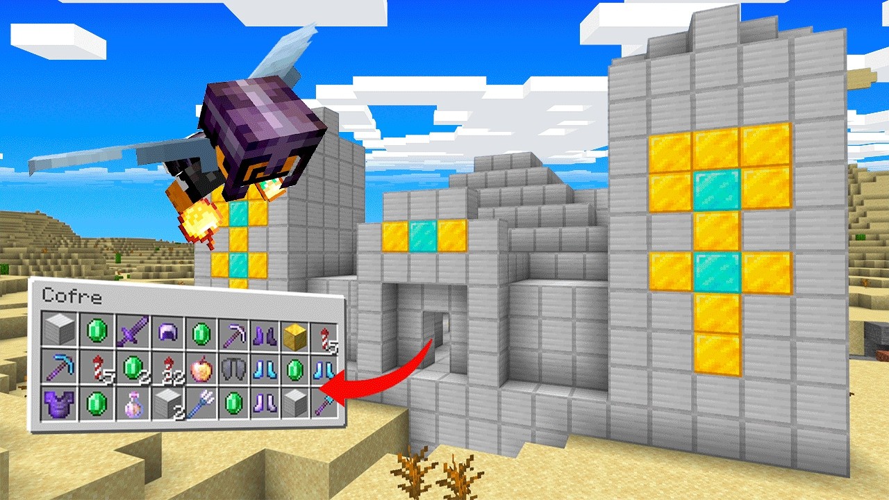 MINECRAFT pero las ESTRUCTURAS son OP