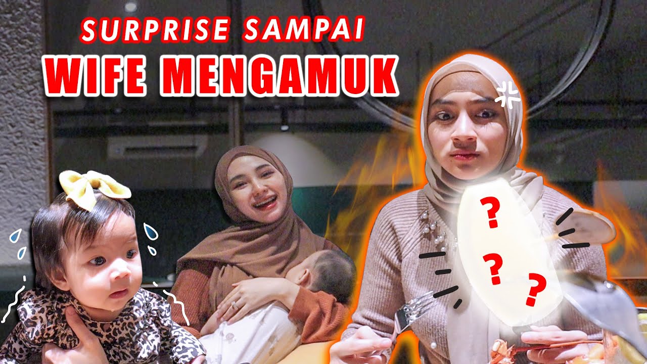 SURPRISE FAILED WIFE MENGAMUK! DINNER DAGING APA SAMPAI RM1000 NI??
