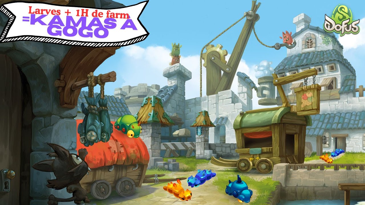 Dofus: KAMAS FACILES BAS LVL &ndash; 1H de FARM 350 000 💰