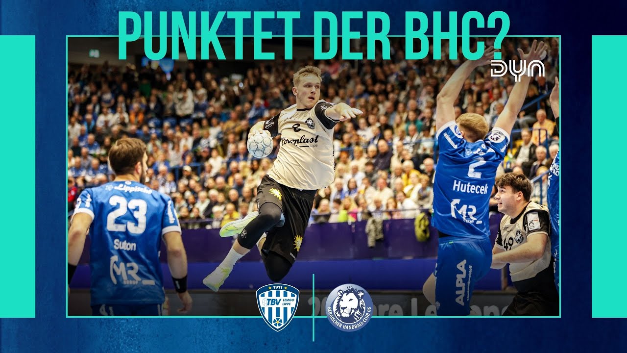Highlights: TBV Lemgo Lippe - Bergischer HC (Saison 2025/26) Dyn Handball | DAIKIN HBL