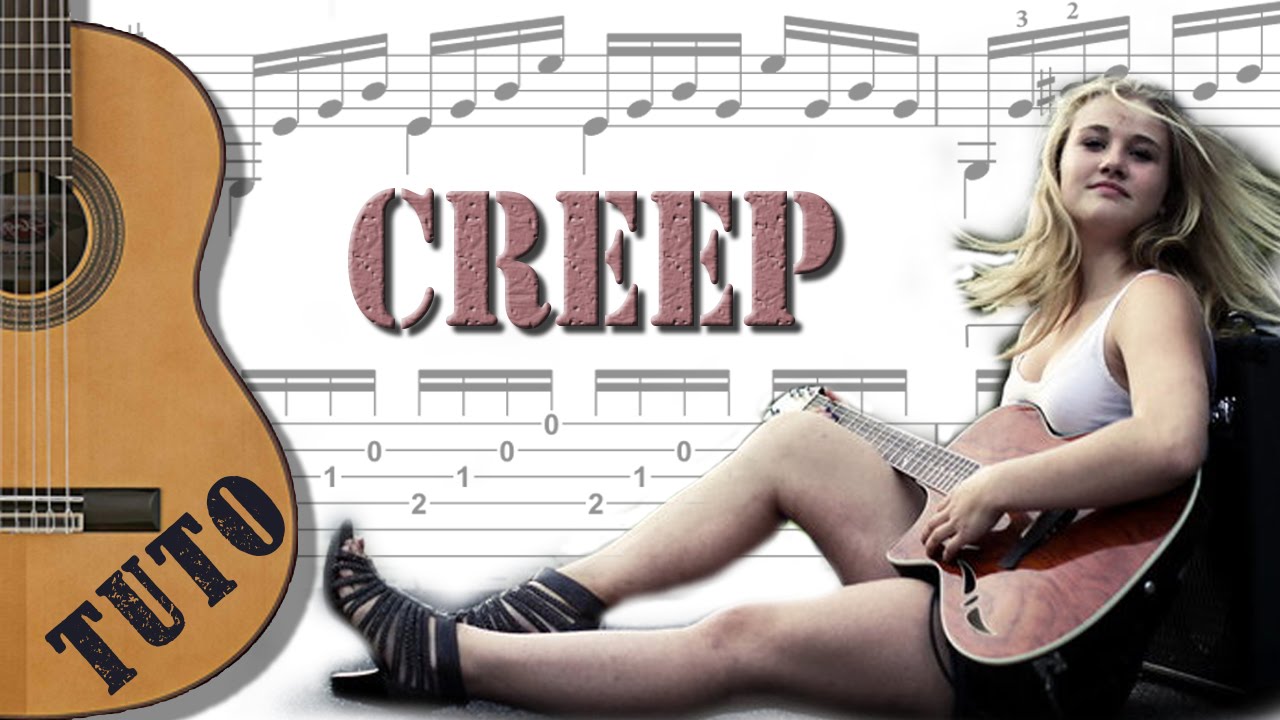 TUTO - RADIOHEAD (Creep) FINGERSTYLE GUITARE