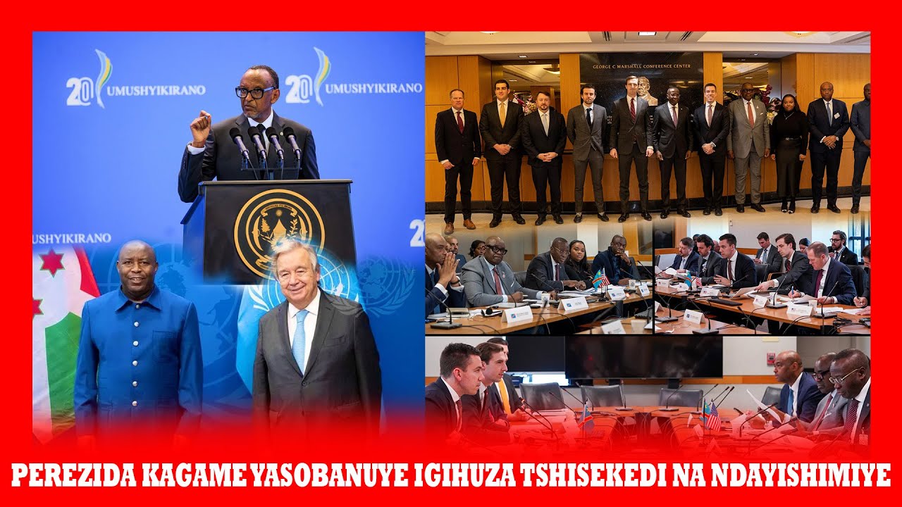 UMUTEKANO MUKARERE |PEREZIDA KAGAME YASOBANUYE IGIHUZA TSHISEKEDI NA NDAYISHIMIYE |AMAKURU MASHYA