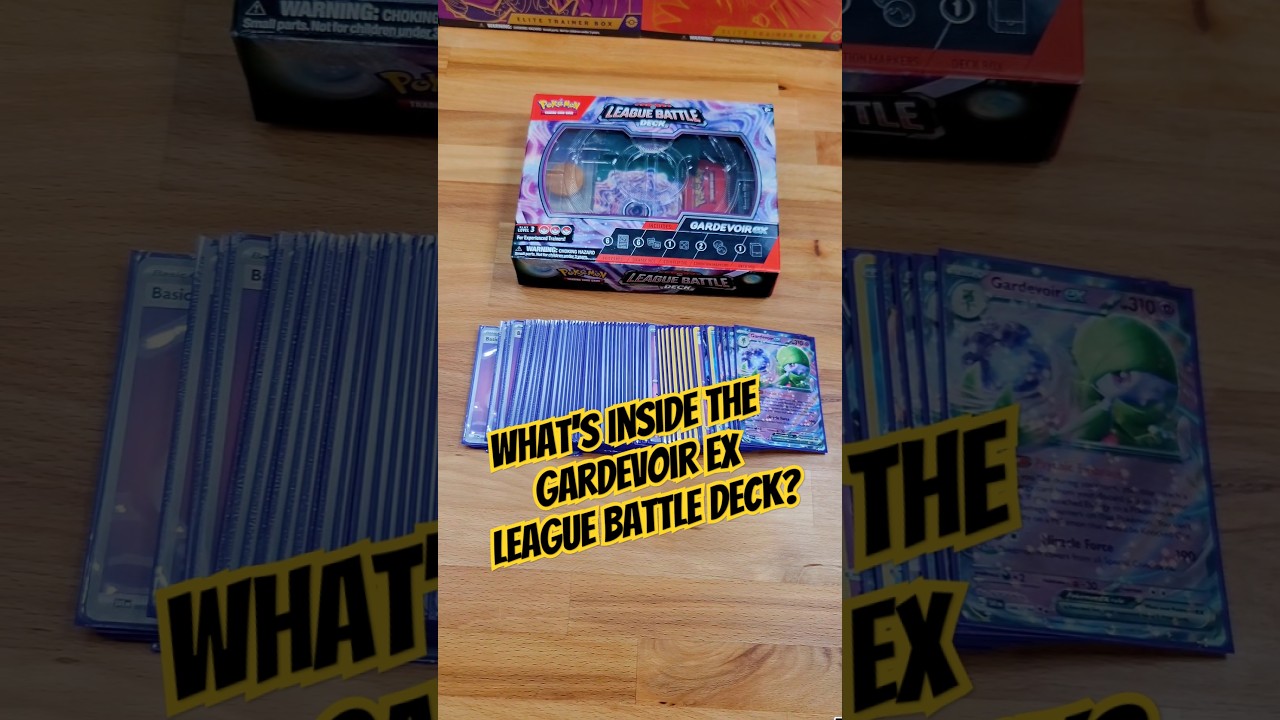 What's inside the Gardevoir EX League Battle Deck? #pokemontcg #pokemonleague #pokemondeck