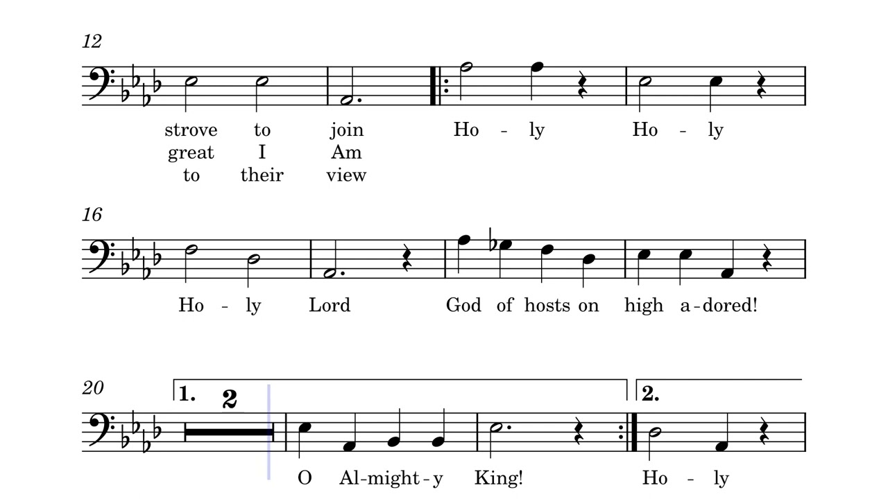 On Zion's Glorious Summit | Bass