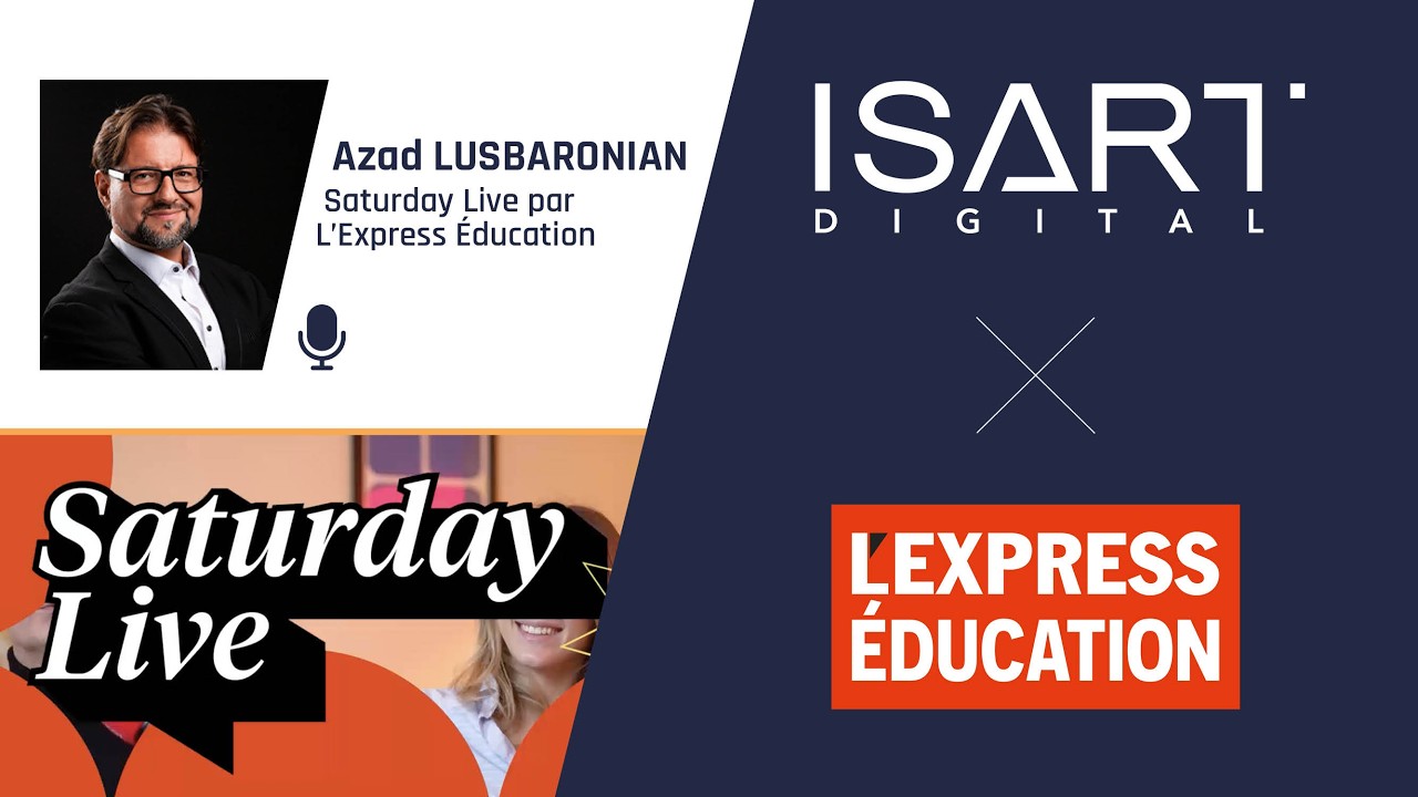 ISART DIGITAL en direct sur le plateau de Saturday Live par L’Express Éducation 🎙️ (2026)