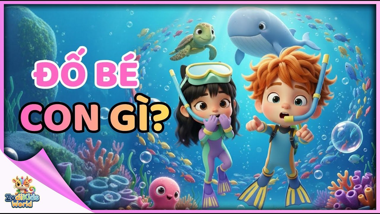 Bé Khám Phá Đại Dương - 1 | Nhạc Thiếu Nhi Đố Vui Đại Dương  | ZodiKids