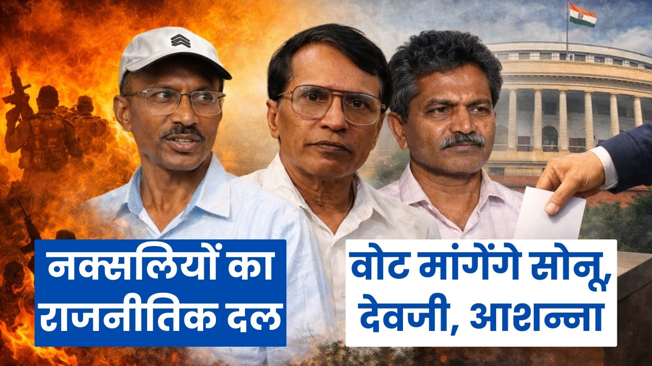 नक्सलियों की राजनीतिक पार्टी | सोनू, देवजी, आसन्ना मांगेंगे वोट