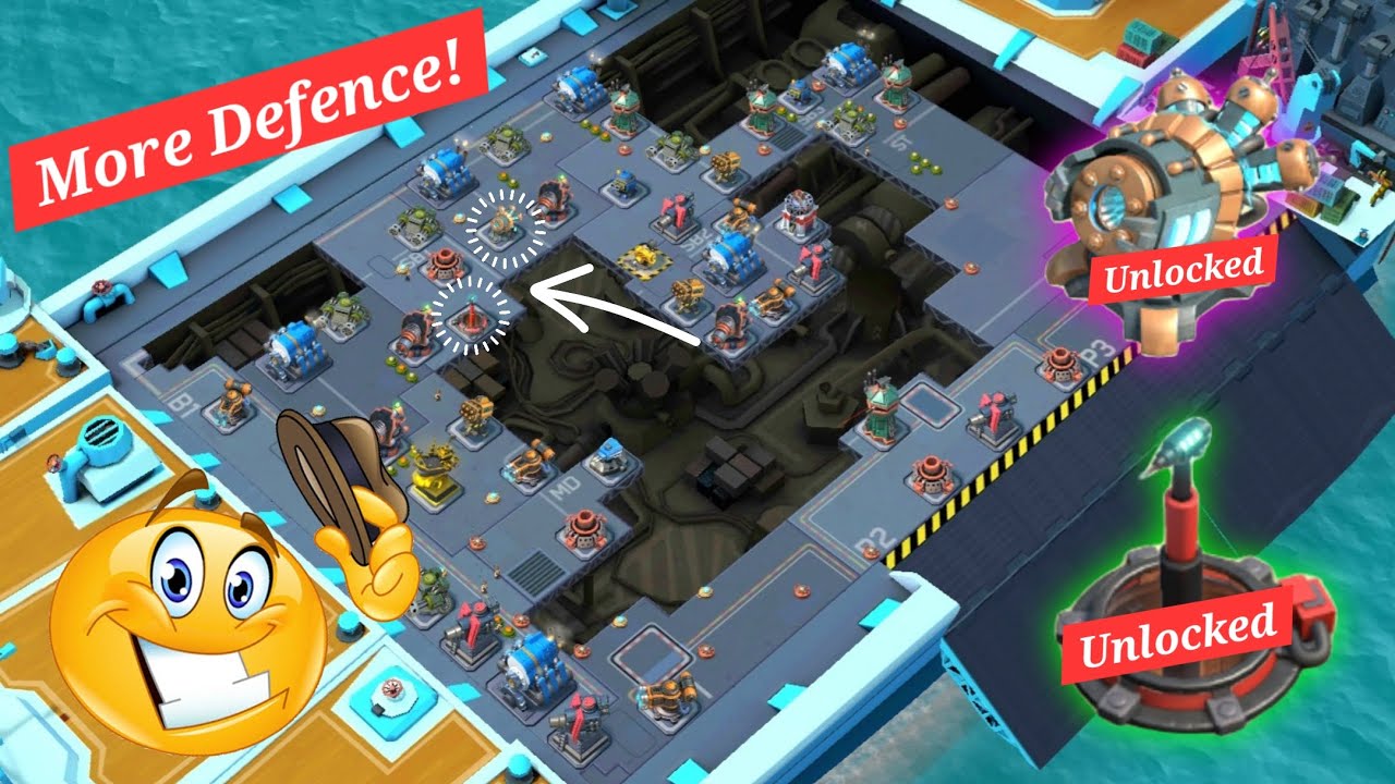 Unlocking Key Defence and 3 Day Left Path Planning #boombeach  #boombeachwarships 