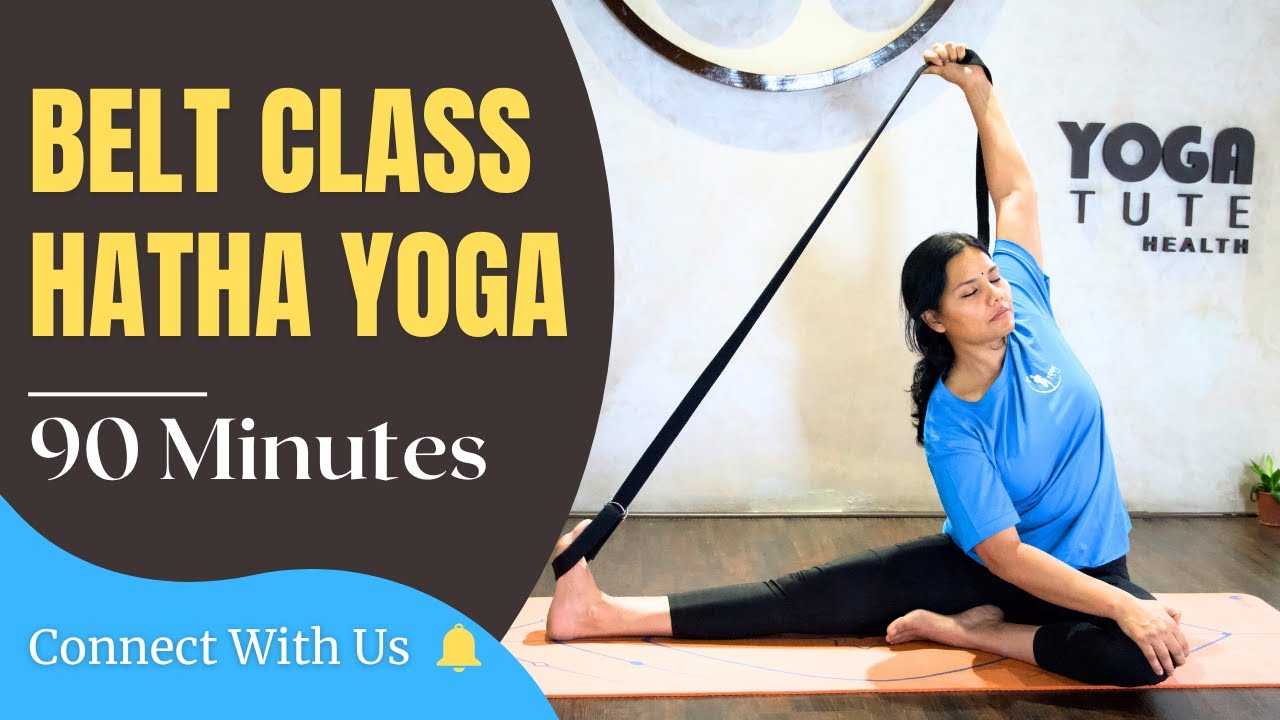 90 min Hatha Yoga Sequence with Belt and Brick Props #stretching #yoga #yogateacher @yogatute​