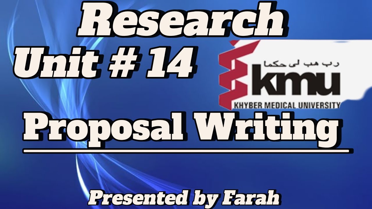 Unit 14 l Proposal Writing  l PRN 3rd semester.By @Nursingwithfarah 
