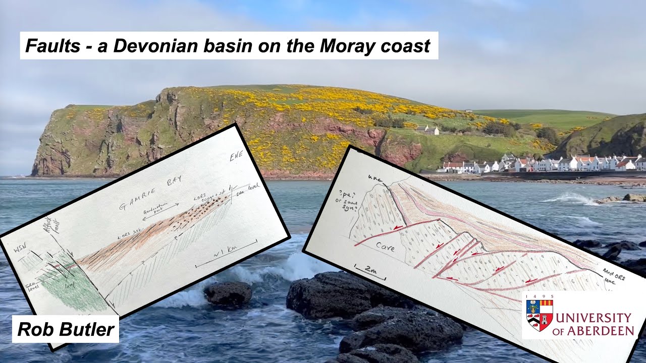 Faults - a Devonian basin on the Moray coast