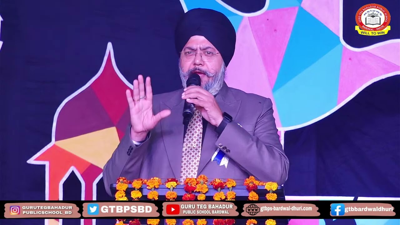 Principal Sir Speech || GLADIATORIANS FIESTA-2024 || 13 NOV 2024 || DAY-1 #gtbdhuri #bardwal