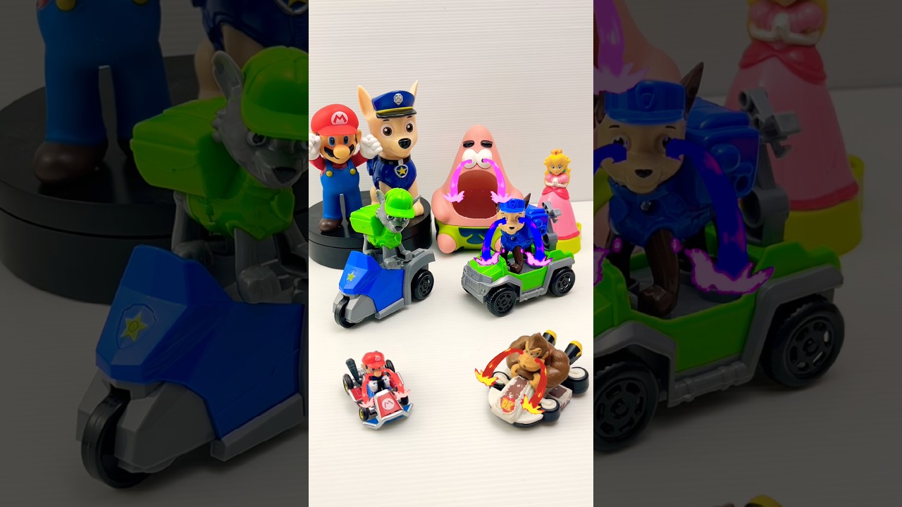 Satisfying Unboxing & Review Super Mario Bros vs Cursed Paw Patrol Toys fun ASMR VIDEO #mario #toys