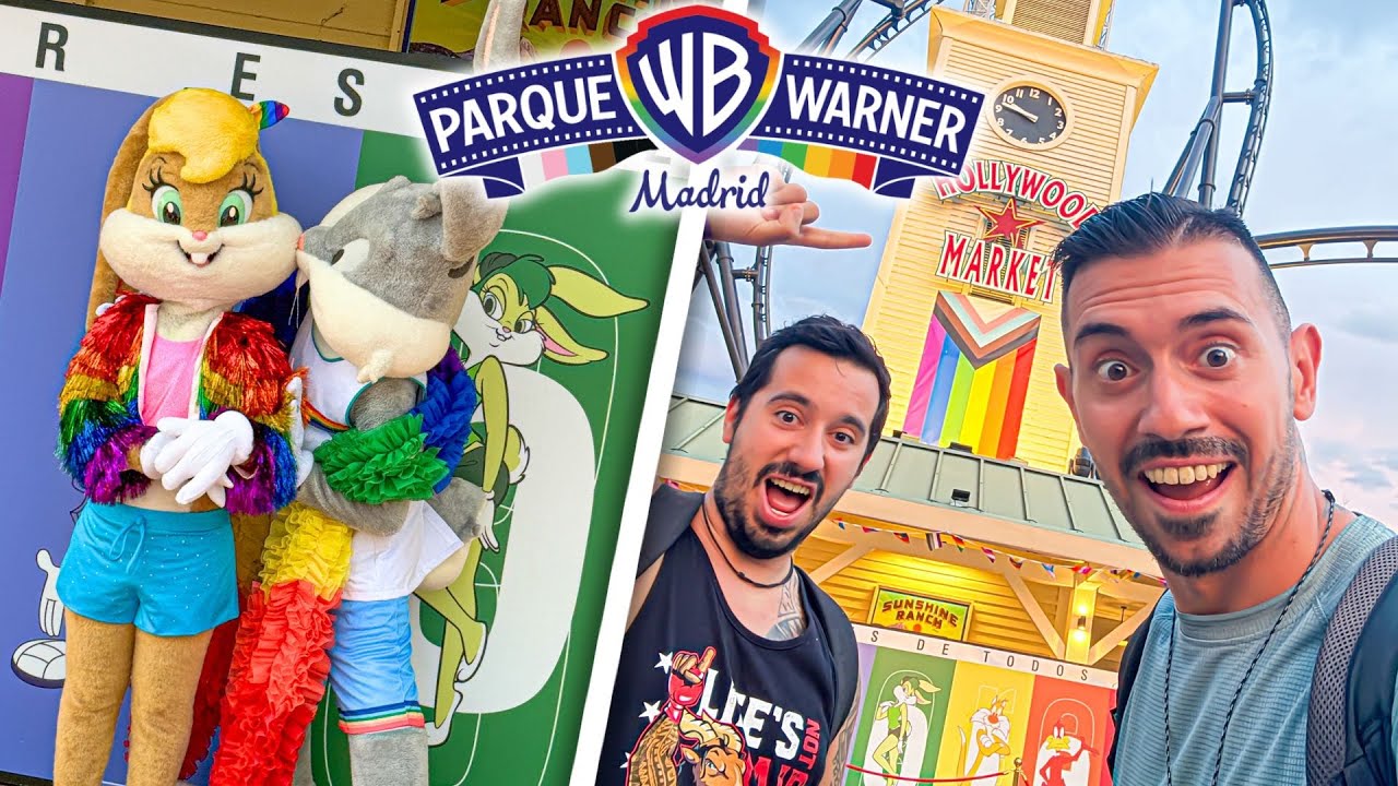 😱 Que sorpresa!! 🌈 Así es la PRIDE WEEK 2025 de PARQUE WARNER MADRID