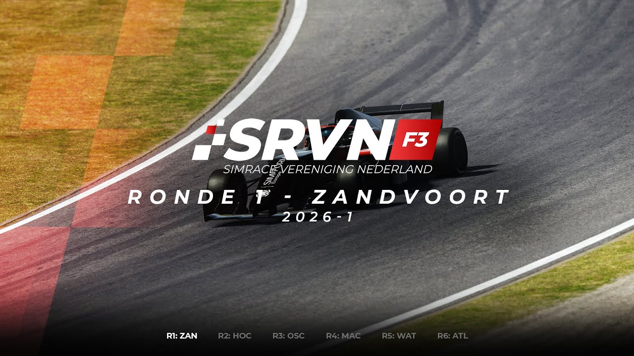 SRVN Formule 3 2026-1 - Ronde 1 - Zandvoort