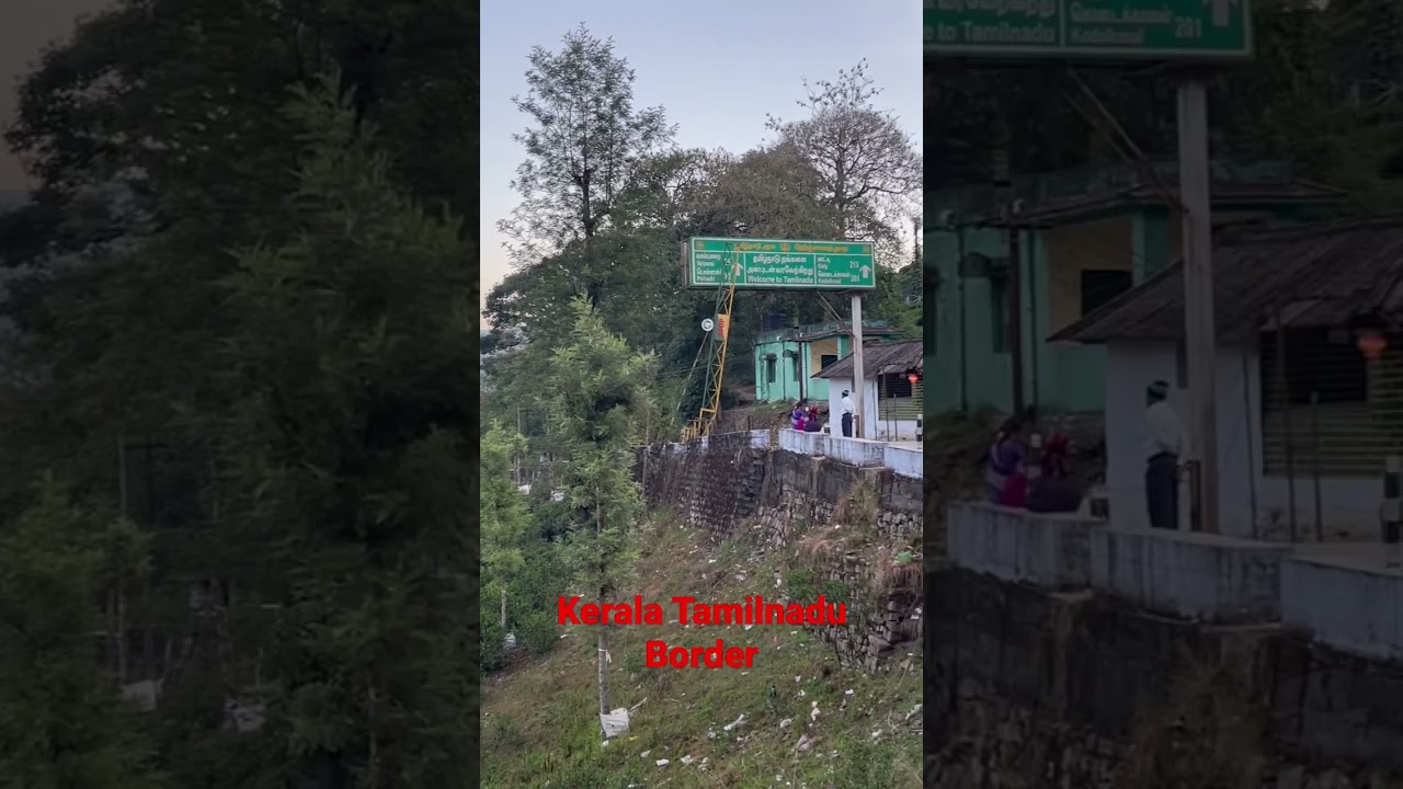 Kerala Tamilnadu BORDER #shorts #kerala #border
