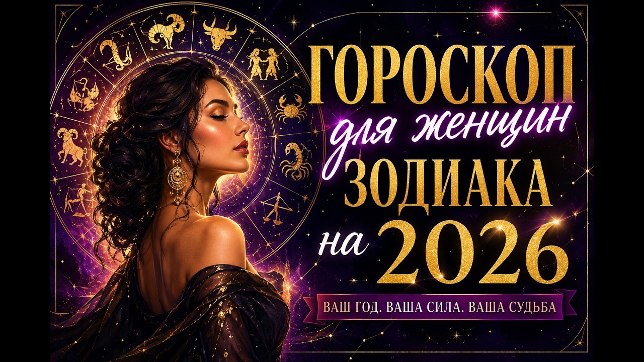 ГОРОСКОП ДЛЯ ЖЕНЩИН НА 2026 ОТ ВЕСОВ ДО ПОСЛЕДНЕГО ЗНАКА ЧАСТЬ 2