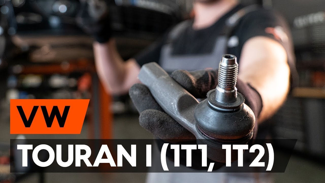 How to change tie rod end / track rod end on VW TOURAN 1 (1T1, 1T2) [TUTORIAL AUTODOC]