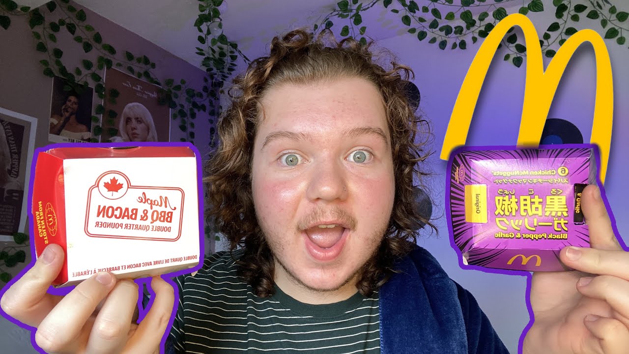 Trying The McDonalds World Heist Menu | Mukbang