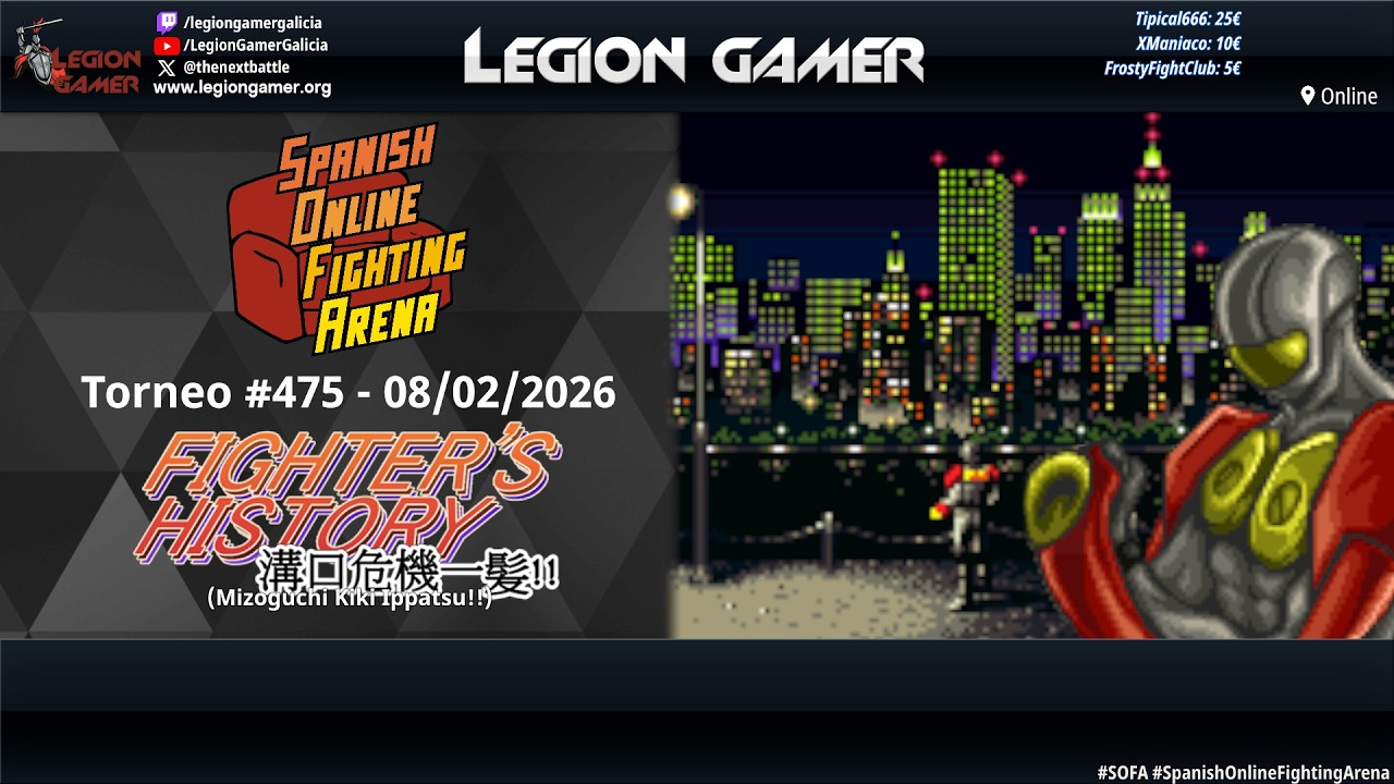 Spanish Online Fighting Arena #475 - Fighter's History: Mizoguchi Kiki Ippatsu!!