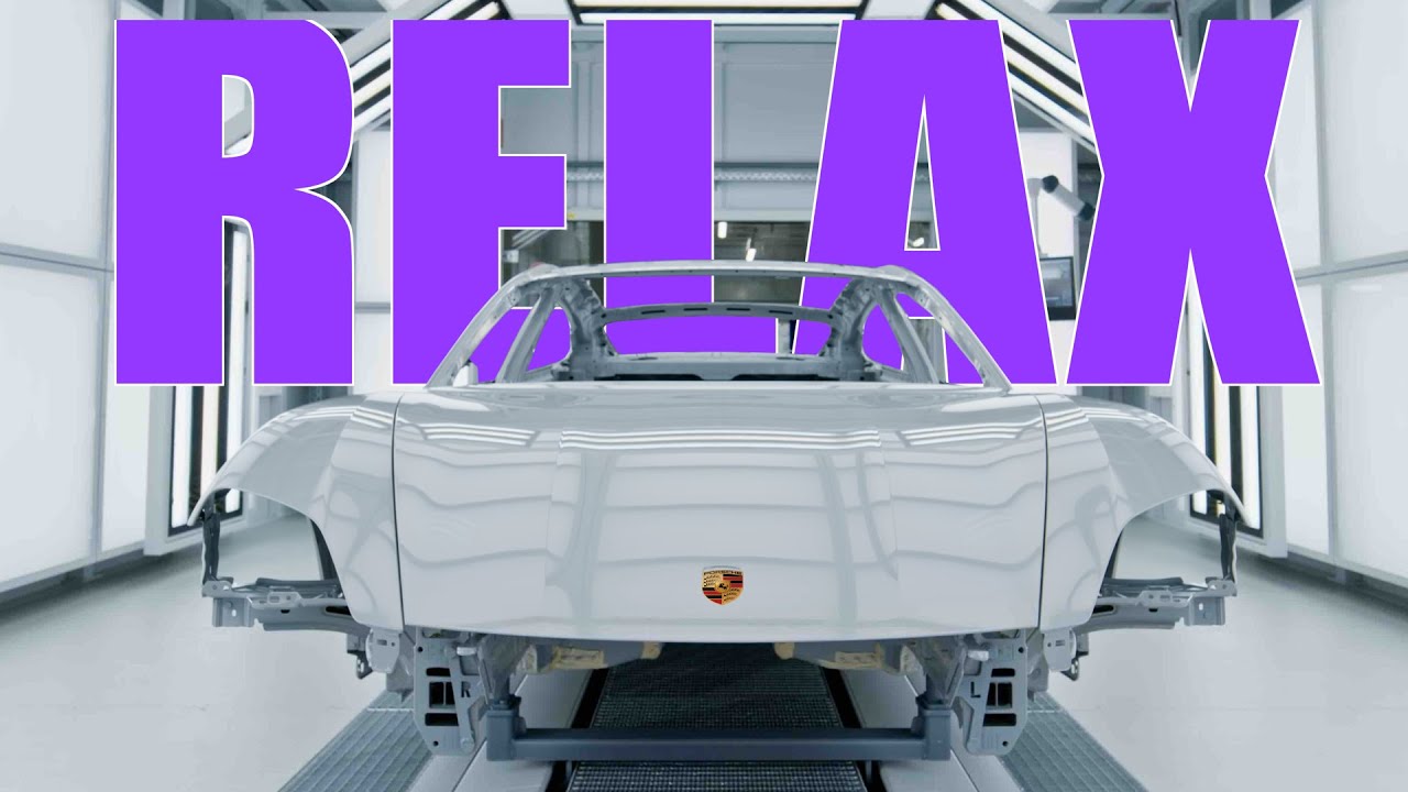 Check Out The Mesmerizing and Relaxing Way Porsches Are Painted