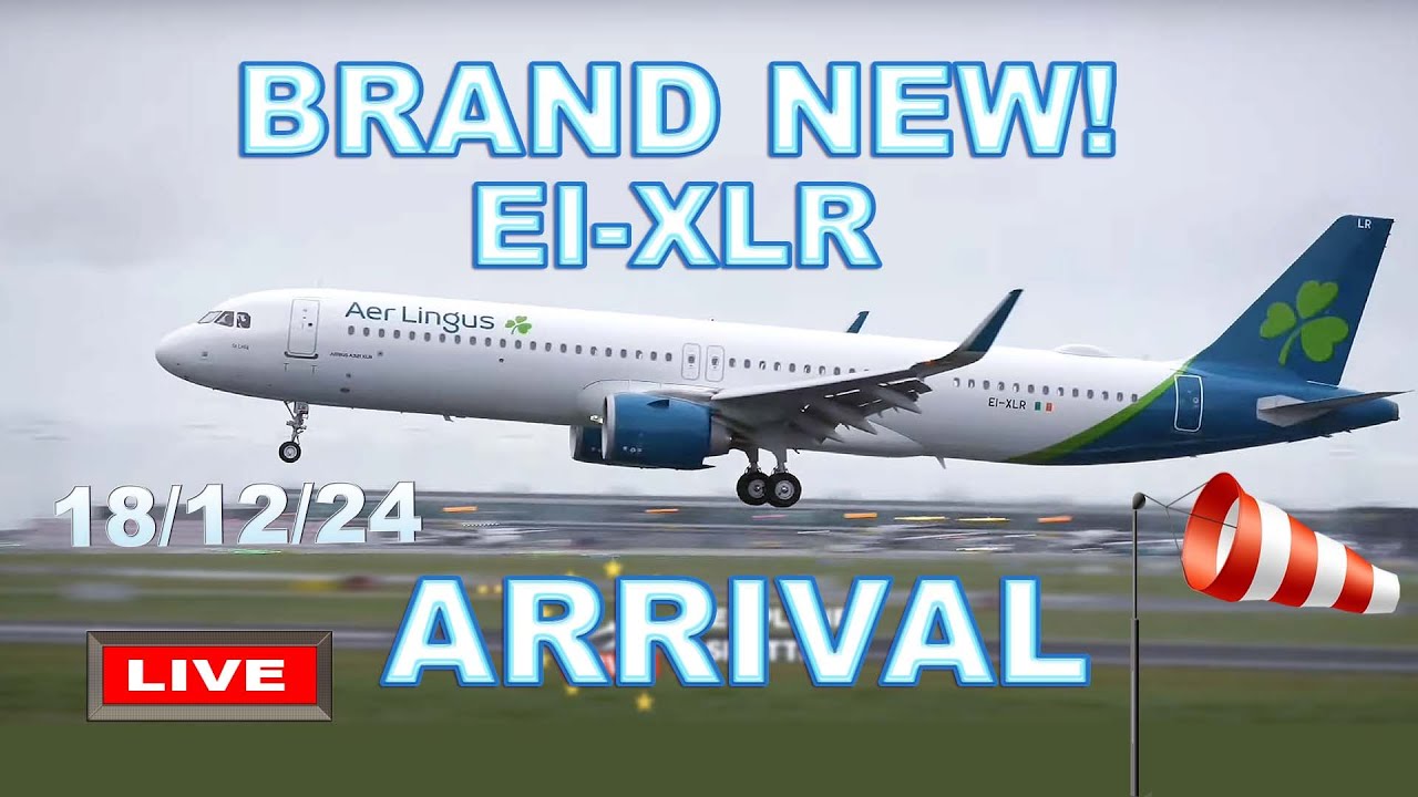 Brand New! Aer Lingus A321 Neo EI XLR Delivered 18 12 24 #airbus #aerlingus #euplanespotters