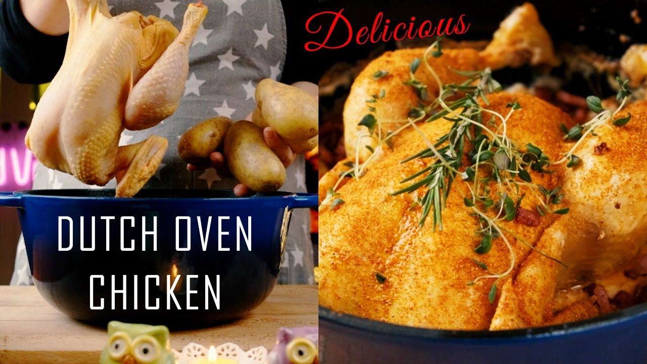 Dutch Oven Chicken with Potatoes!