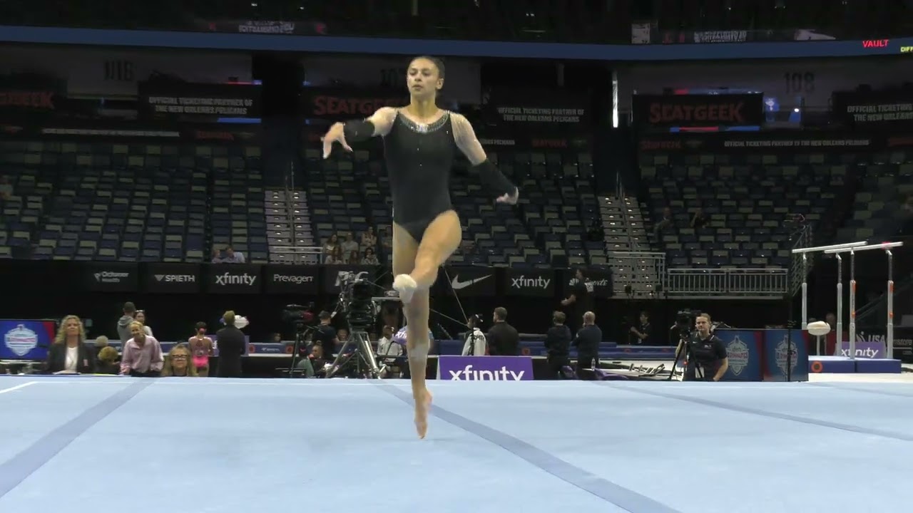 Kaylee Sath  - Floor Exercise  - 2025 Xfinity U.S. Championships  - Junior Women Day 1
