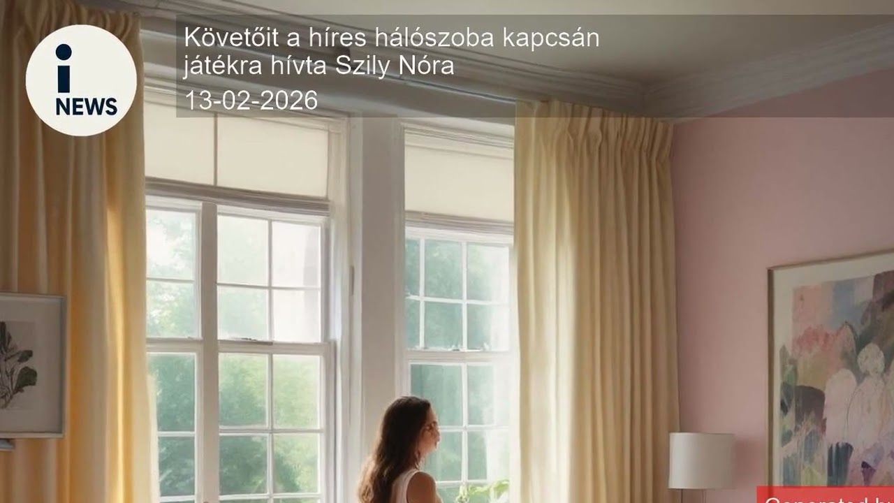 Követőit a híres hálószoba kapcsán játékra hívta Szily Nóra