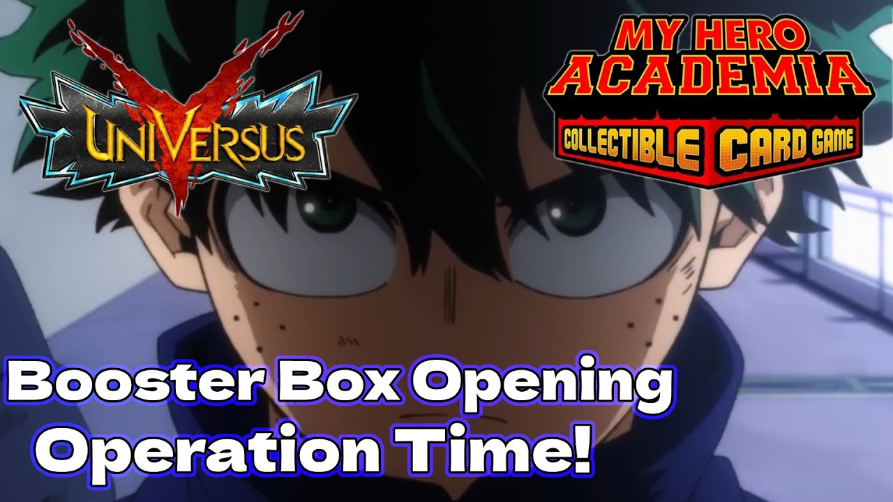 UniVersus : My Hero Academia CCG - Crimson Rampage Booster Box Opening - We Did It!!!