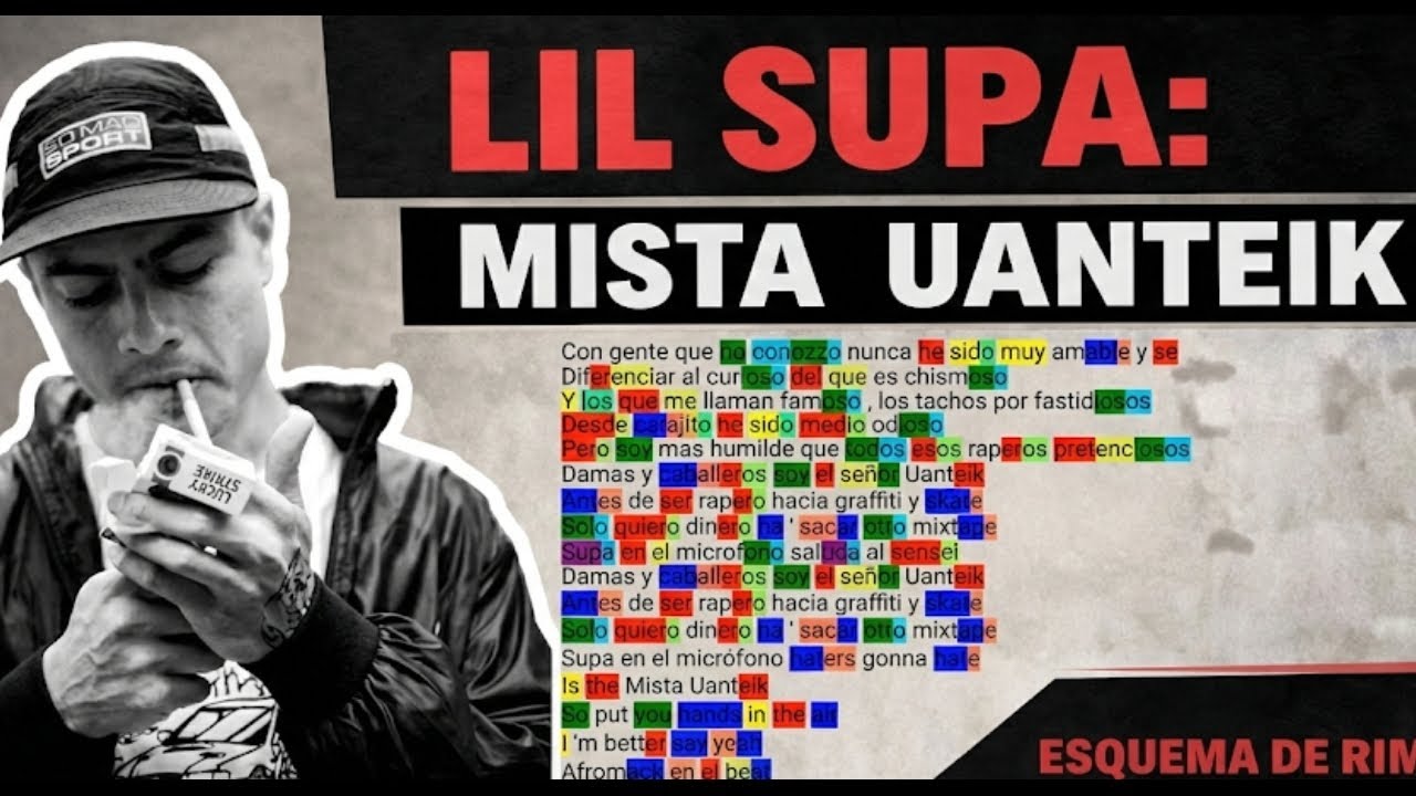 Lil Supa - Mista Uanteik: An&aacute;lisis de Rimas 🎤