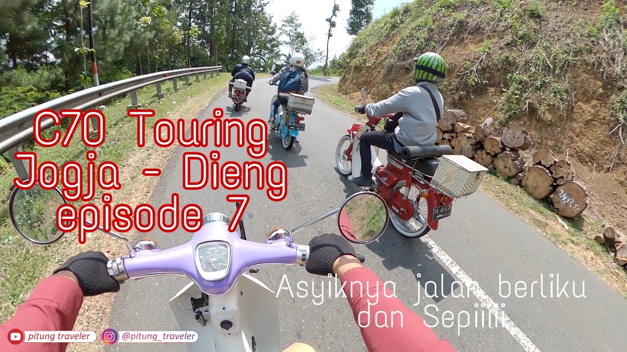 Lika - liku Jl. Raya Wadaslintang Wonosobo | C70 Touring Jogja - Dieng episode 7 | pitung traveler