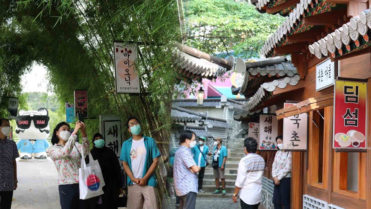 인도네시아의 '한옥마을'&hellip;곳곳 한글 간판에 국악 선율 / 연합뉴스TV (YonhapnewsTV)