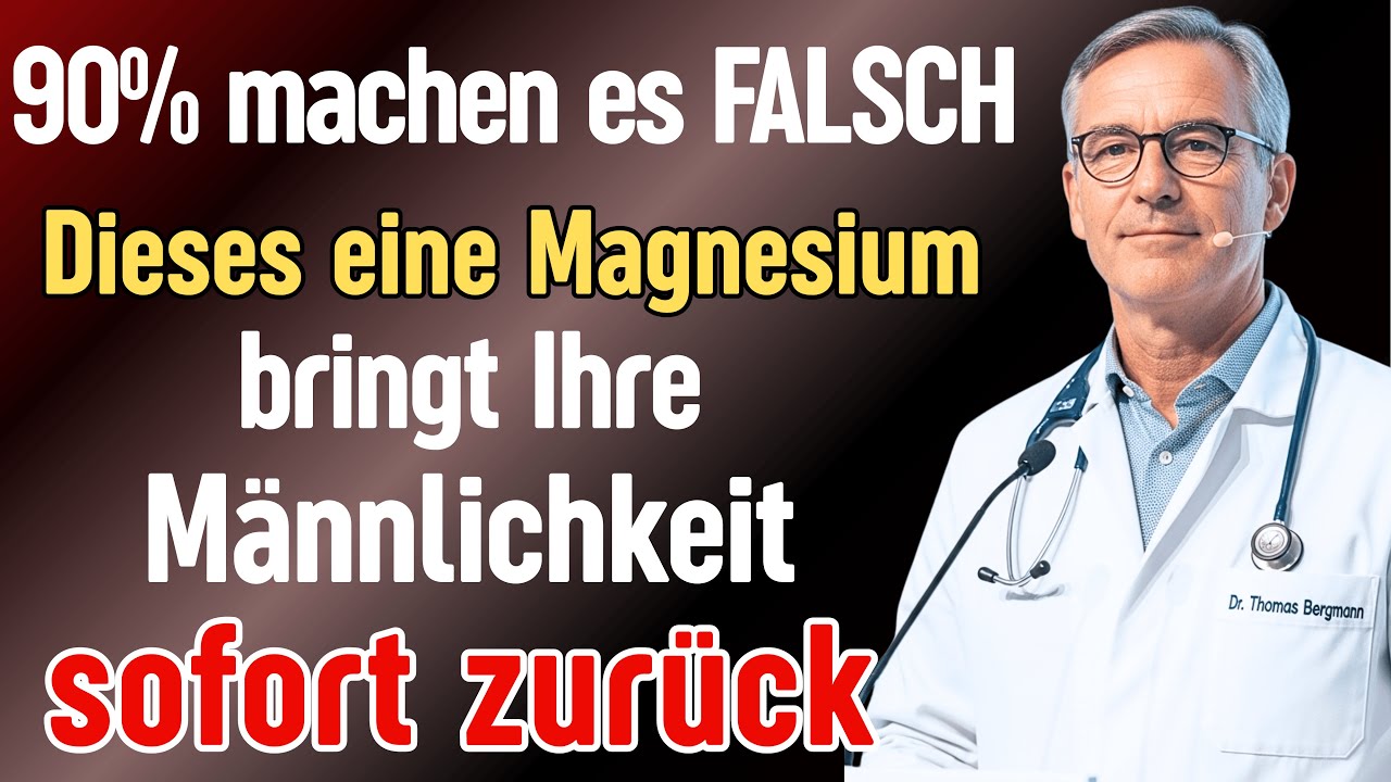 Männer über 50: Nehmen Sie dieses 1 Mineral nachts — für Kraft, Energie und tiefen Schlaf