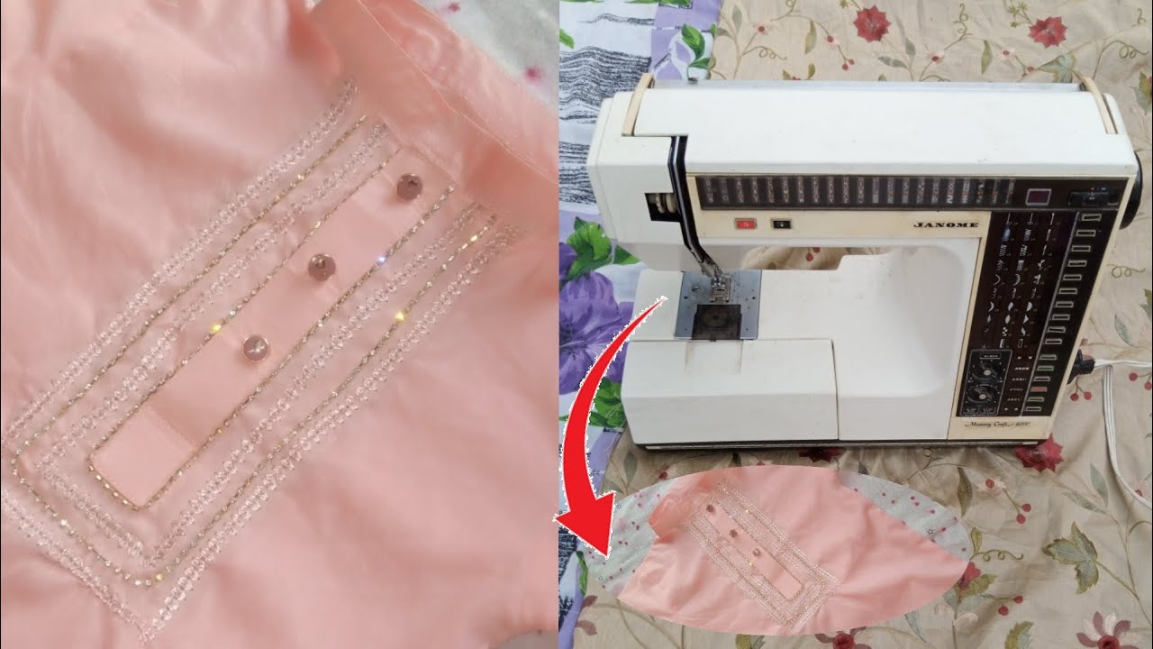 Embroidery Baby boy kurta/janomi Memory craft 6000 model embroidery machine #sewing #tips