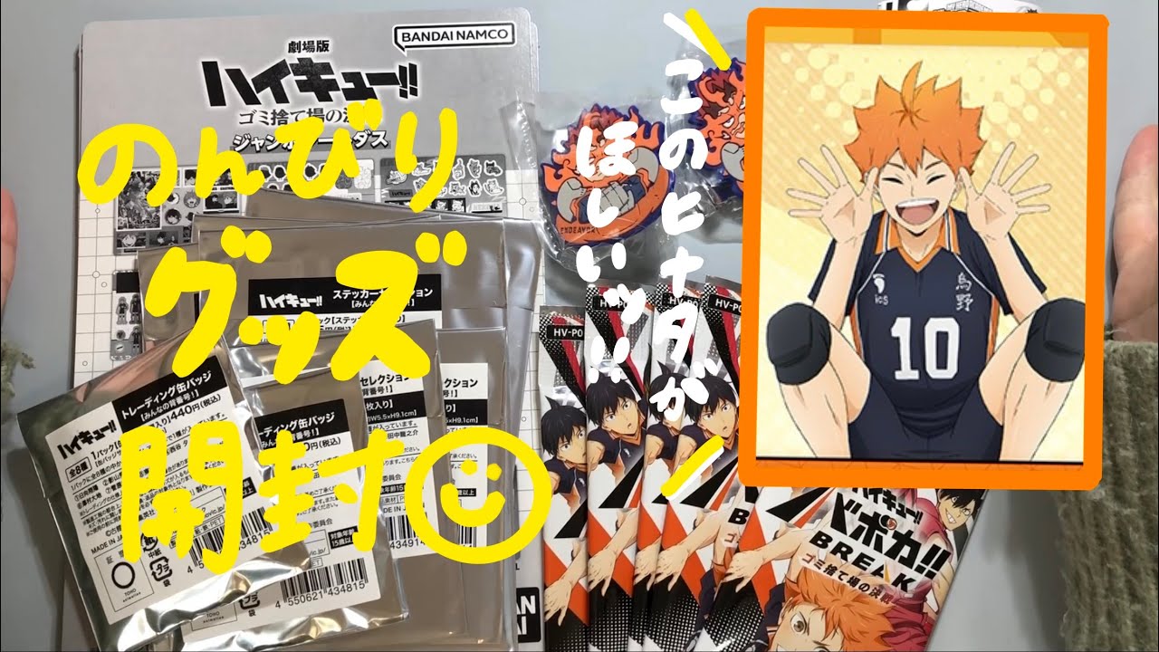 【推し活】アニメイト購入品！グッズ開封していくう　ハイキュー!!/ヒロアカ/バボカ/ガチャ
