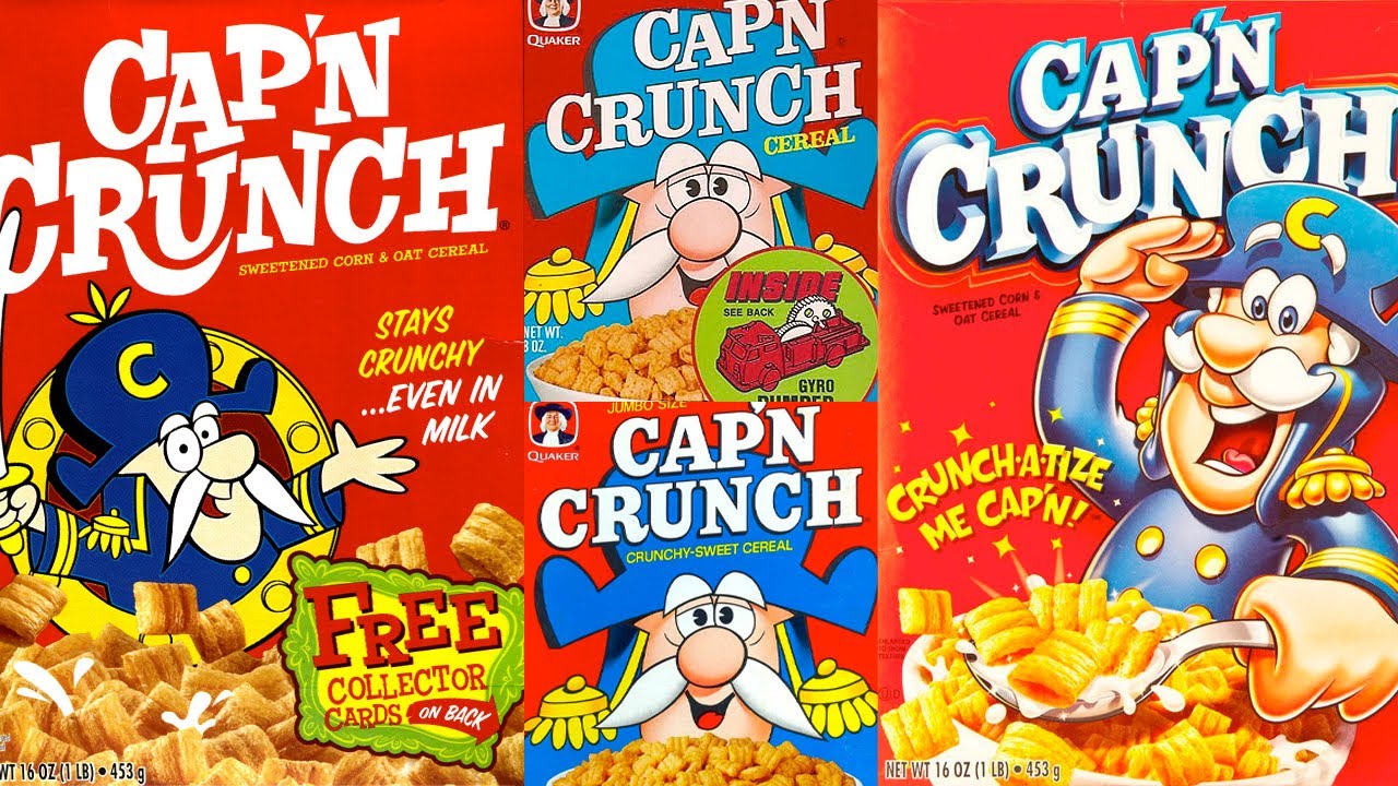 CAP'N CRUNCH  - 60s/70s/80s/90s Commercials Compilation