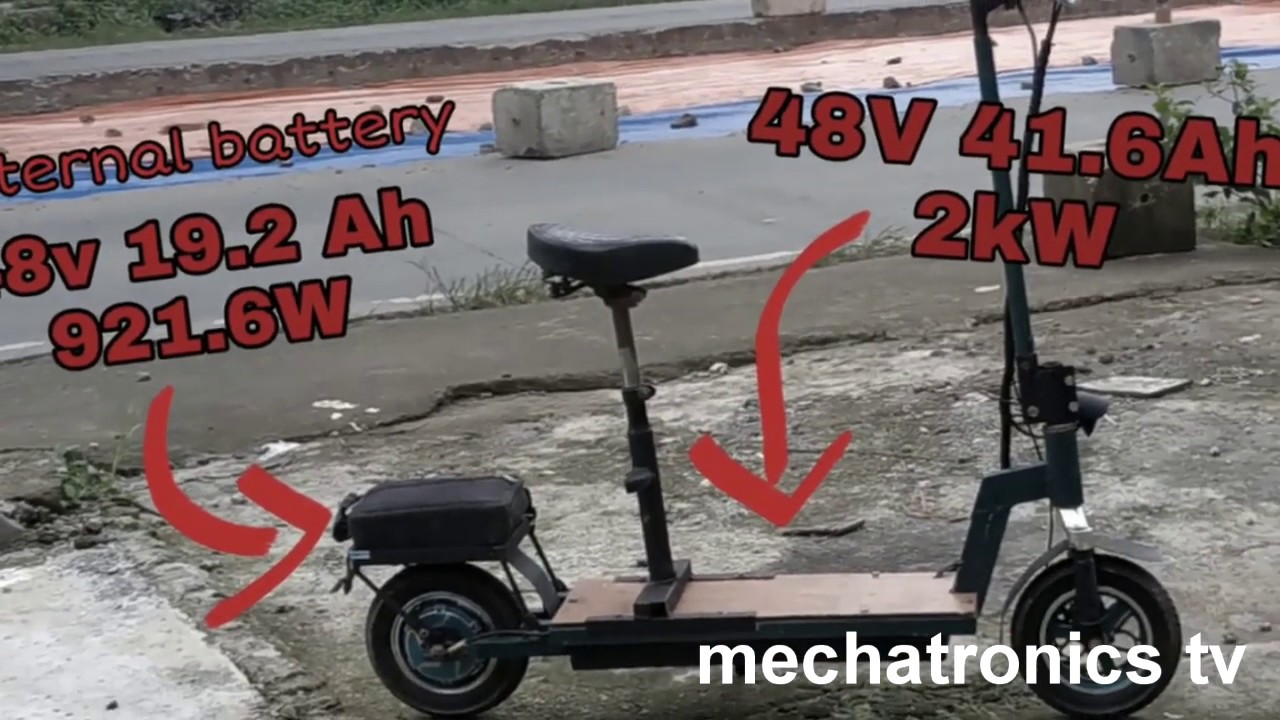 how to make DIY Electric Scooter for long travel