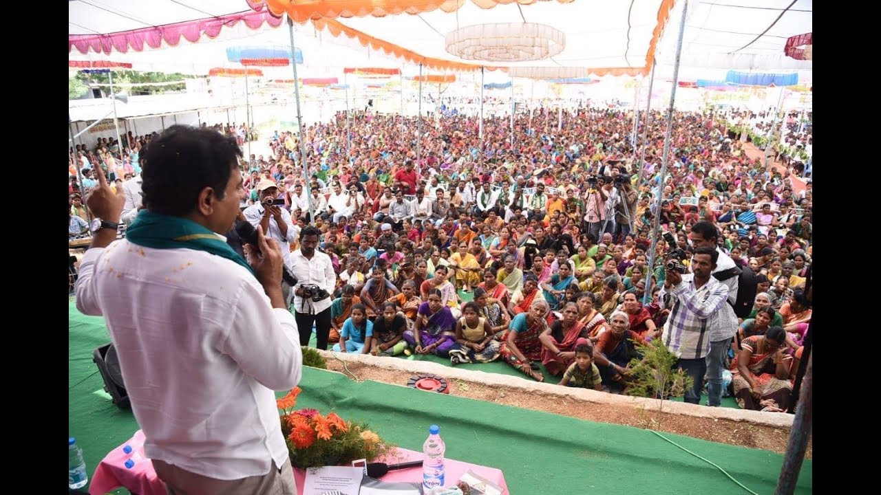 Minister KTR speech at RythuBandhu program in Rudrangi, Rajanna Sircilla district