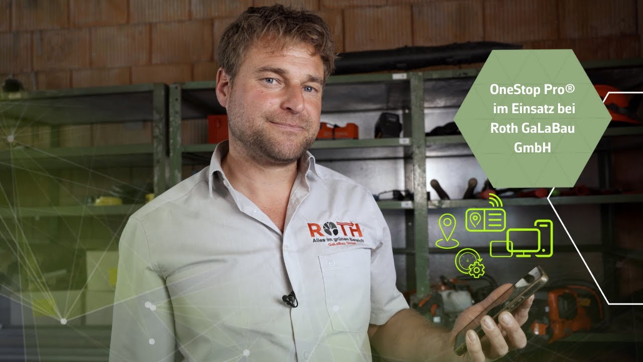 OneStop Pro® im Einsatz bei Roth GaLaBau